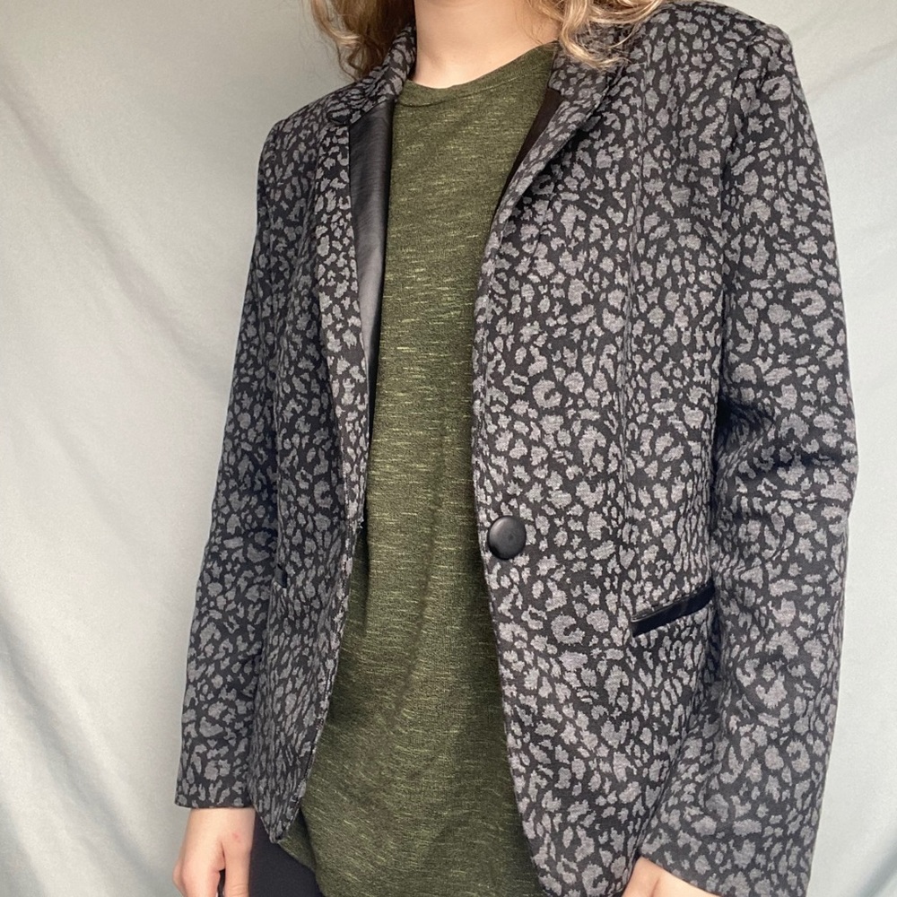 Notations Large Printed Patterned Blazer Jacket - image 5